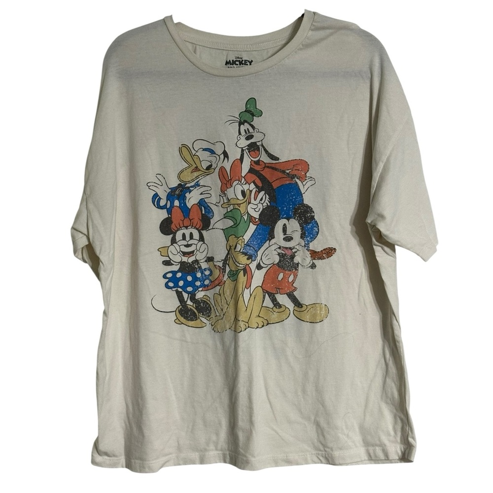 Disney Mickey and Friends Cream Tee